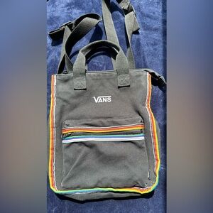 Vans Pride 2022 Free Hand Black Tote Bag Rainbow Backpack